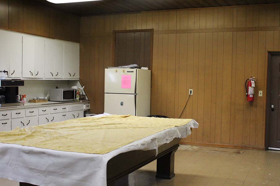 Carroll Civic Center kitchen area
