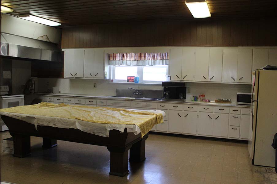 Carroll Civic Center kitchen table
