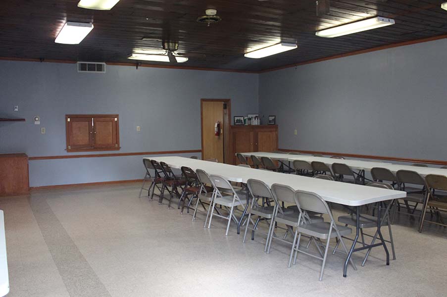 Carroll Civic Center tables